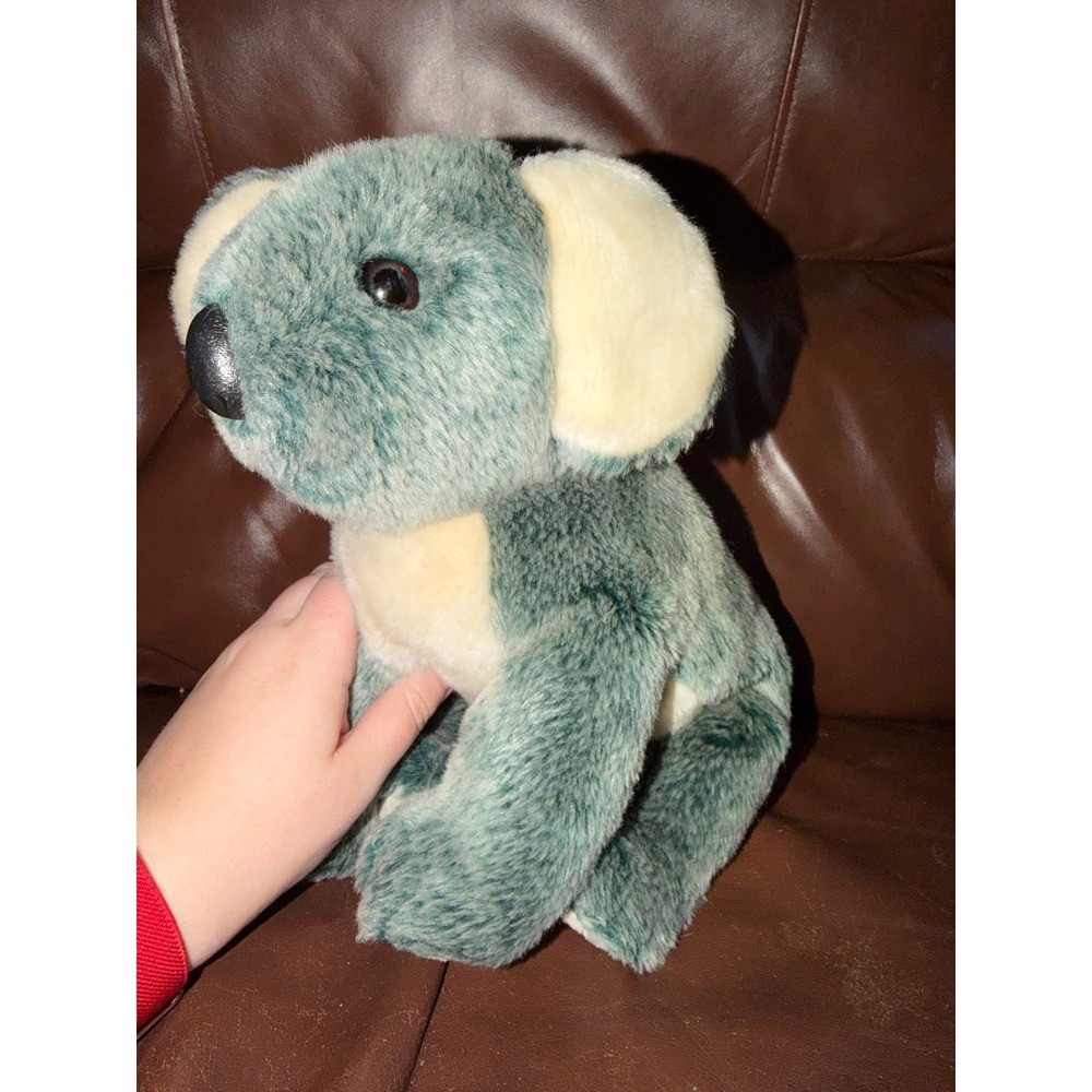 Ty Beanie Buddies Eucalyptus the Koala Green Plush Stuffed Animal 1999 Tylon Tag